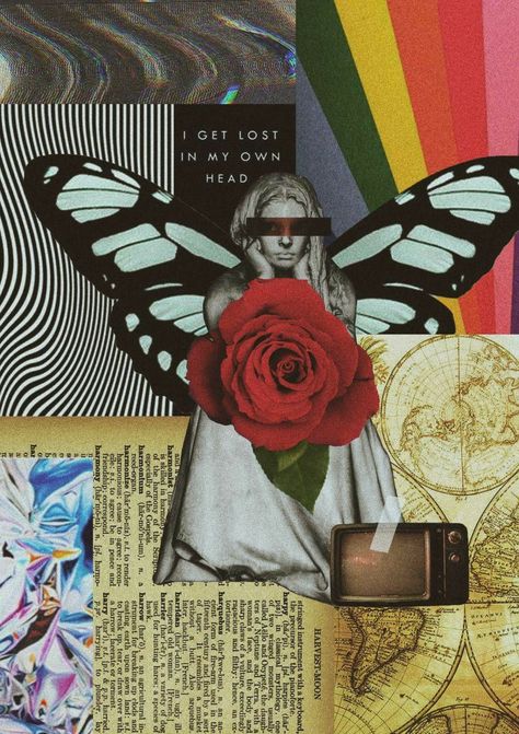 Collage Artwork Ideas, Cool Collage Ideas, Digital Collage Design, Collage Art Design, Collage Inspiration, Digital Collage Art, Collage Art Projects, Psy Art, Magazine Collage