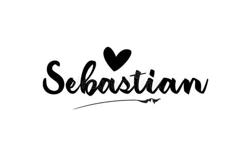 Sebastian Name Tattoo, Sebastian Name, Matching Bff Tattoos, Baby Name Tattoos, Meaningful Baby Names, Bff Tattoos, Name Tattoo Designs, Honda S2000, Name Tattoo