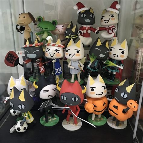 Toro And Kuro Figures, Toro Figure Cat, Toro Inoue Halloween, Toro Inoue Christmas, Toro Inoue And Kuro, Toro Halloween, Kuro Toro, Kuro Inoue, Toro And Kuro