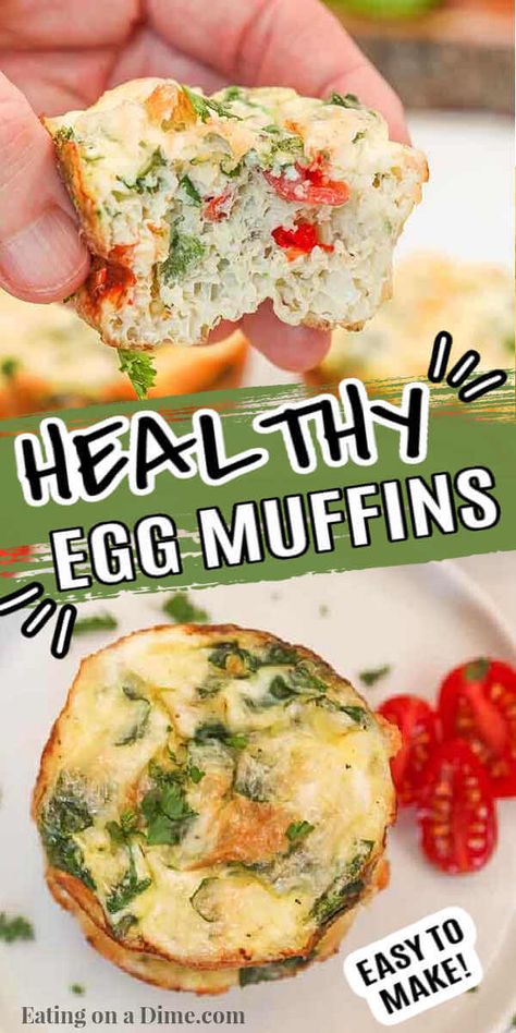 Jazz up breakfast with this easy Egg muffin cups recipe. Use any toppings you like and make delicious egg muffin cups for a quick breakfast. Muffin Recipe Healthy, Breakfast Egg Muffin, Easy Egg Muffins, Muffin Cups Recipes, Easiest Breakfast, Egg Muffins Healthy, Egg Muffin Cups, Quick Bread Recipes Easy, Egg Muffins Recipe