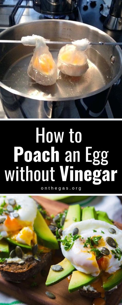 You can say goodbye to the fear of wasting an egg or obtaining an egg soup instead of a perfectly poached egg. As long as you forget the traditional method of adding a bit of vinegar in the boiling water, you will see that the perfect poached eggs are in fact very easy to obtain. Egg In Vinegar, Easy Poached Eggs, Poach An Egg, Egg Soup, How To Make A Poached Egg, Breakfast Oats Overnight, Perfect Poached Eggs, Types Of Eggs, Seasoned Veggies