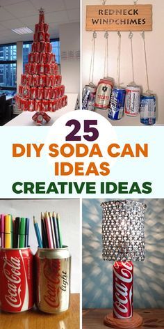 Soda Can Art Projects, Soda Can Diy Ideas, Diy Aluminum Can Crafts, Beer Can Crafts, Can Diy Ideas, Upcycle Cans, Fly Repellant Diy, Coke Can Crafts, Recycling Cans