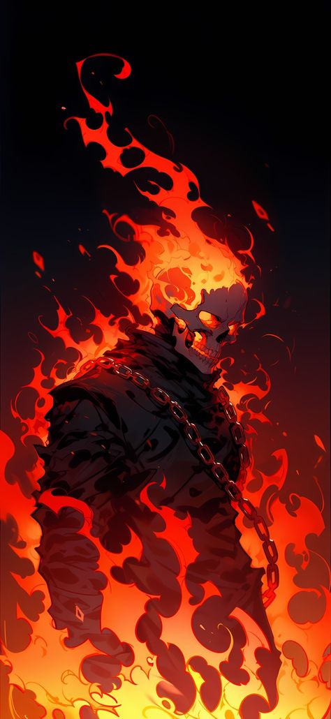 Ghost Rider Motorcycle, Superhero Images, Ghost Rider Wallpaper, Comic Book Artwork, Spiderman Pictures, Wallpapers Quotes, Anime Backgrounds, Animation Art Character Design, Dark Art Illustrations