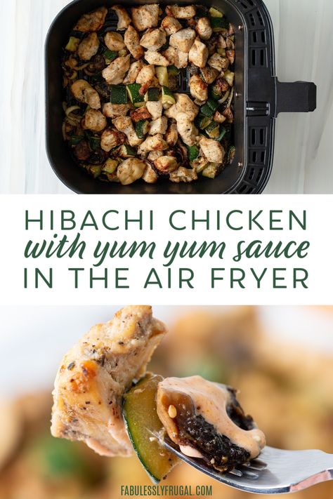 Chicken With Yum Yum Sauce, Hibachi Style Chicken, Hibachi Chicken Recipe, Easy Hibachi, Homemade Yum Yum Sauce, Chicken In The Air Fryer, Hibachi Recipes, Hibachi Chicken, Healthy Summer Dinner Recipes