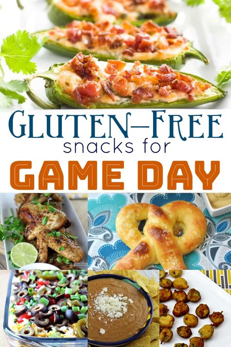 Get ready for the big game day with these easy to prepare Gluten-Free snacks and appetizers! #superbowl #appetizers #glutenfree #football #gameday Gluten Snacks, Gluten Free Super Bowl Snacks, Gluten Free Super Bowl Food, Snacks For Game Day, Gluten Free Super Bowl, Gluten Free Party Food, Tailgate Snacks, Healthy Superbowl Snacks, Superbowl Appetizers