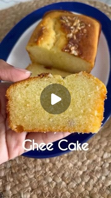 MSK FOOD II FOODIES II Multi Cuisine on Instagram: "Eggless GHEE Cake 🌿  Recipe 🌿 1/2 Cup All Purpose Flour 🌿 1/3 Cup Powdered Sugar 🌿 1/3 Cup Milk Powder 🌿 1/4 Cup Ghee 🌿 1/2 Cup Milk 🌿 1/4 tsp + A pinch Baking Powder 🌿 1/8 tsp Baking Soda  Top the cake with some chopped dried fruits and Finally Bake.  Bake at 180 degrees for 25-30 minutes or until toothpick inserted in the centre comes out clean because every oven is different.  #reelitin #gheecake #vanillacake #basiccake #bakeeasily" Ghee Cake Recipe, Ghee Cake, Basic Cake, Vegetarian Snacks Recipes, Eggless Cake, Vegetarian Snacks, Easy Baking Recipes Desserts, All Purpose Flour, Milk Powder