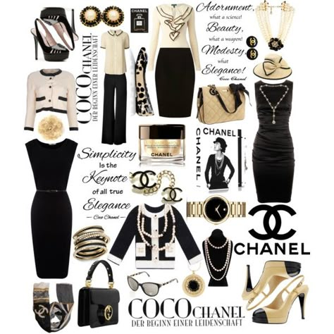 Love those classics! Coco Chanel Fashion Outfits, Coco Chanel Outfits Classy, Coco Chanel Inspired Outfit, Coco Chanel Style Outfits, Aesthetic Chanel Outfits, Chanel Vintage Aesthetic, Vintage Chanel Outfit, Vintage Chanel Aesthetic, Chanel Aesthetic Vintage