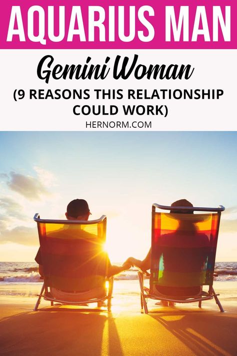 Find out if the Aquarius men and Gemini woman relationship works or not. Woman Relationship, Zodiac Signs Matches, Aquarius Man, Gemini And Aquarius, Gemini Rising, Positive Traits, The Aquarius, Negative Traits, Aquarius Woman