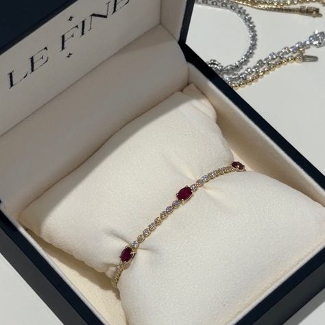 Rubies all July! Reminiscing on this #LEcustom ruby and diamond tennis bracelet. Hand-picked rubies to match our client’s engagement ring 💥 Ruby Bracelet, Diamond Tennis Bracelet, Tennis Bracelet Diamond, Tennis Bracelet, Hand Picked, Ruby, Engagement Ring, Tennis, Fine Jewelry