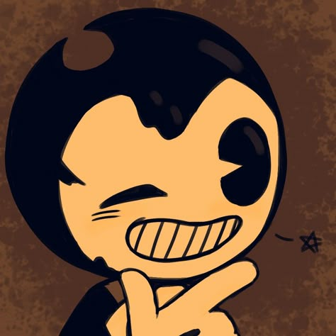 Bendy Pfp Icon, Bendy And The Ink Machine Pfp, Batim Pfp, Bendy Pfp, Bendy Art, Batim Fanart, Ink Demon Bendy, Bendy The Ink Demon, Batim Bendy