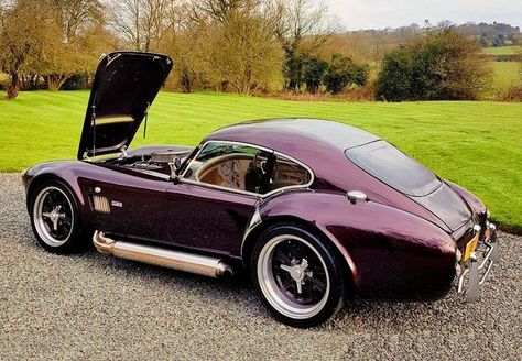 2005 AC Shelby 427 Cobra 7.0 DAX Tojeiro Fastback Hardtop 8.2Litre Edelbrock V8 Retro Racer @ England Leicestershire Hinckley 3th September 2021. The 427Cobra is in Maroon Dark Red Metallic, Black Strips over the middle, Creamy Livery Interior and some nice in Color Wheels. #ACShelbyCobra #427Cobra #Cobra427RetroRacer #EdelbrockV8 #DAXTojeiro #CobraHardtop #V8DBT Ac Cobra 427, Triumph Gt6, 1965 Shelby Cobra, Bike Collection, Ford Edsel, Factory Five, Shelby Cobra 427, Mgb Gt, Automotive Illustration