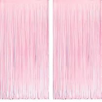 Pink Party Backdrop, Valentines Cowgirl, Pastel Pink Party, Fringe Streamers, Cloud Unicorn, Prom Party Decorations, Bridal Shower Cocktails, White Tinsel, Easter Baby Shower