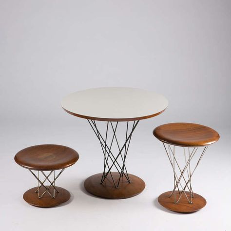 Isamu Noguchi, Modern Stools, Dark Walnut, Wood Furniture, Stools, Walnut, Side Table, Coffee Table, Interior Design