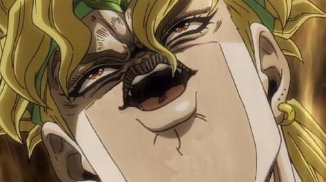 [high pitched WRYYYYing] | Dio Brando | Know Your Meme Scooby Doo Valentine, Jojo Dio, Cursed Jojo, Anime Meme Face, Jjba Memes, Dio Brando, Jojo's Bizarre Adventure Anime, Jojo Reference, Jojo Anime