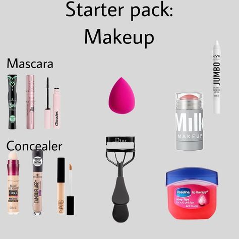 How To Put Mascara Without Curler, Vaseline Lashes, Mascara Aesthetic, Babysitting Bag, Safe Makeup, Makeup Order, Makeup Accesories, Dewy Makeup, Makeup Help