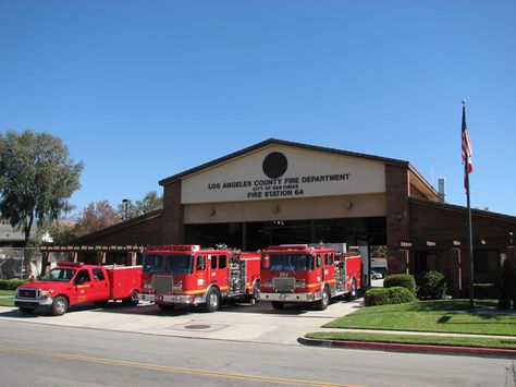 Los Angeles COUNTY FD, San Dimas, Calif. Los Angeles Fire Department, San Dimas, Los Angeles County, Fire Service, Fire Apparatus, Emergency Medical, Fire Station, Fire Rescue, Fire Dept