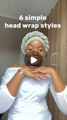 Head Wrap Styles Short Hair, Head Wrap Styles With Puff, Tee Shirt Hair Wrap, Chemo Head Wraps Diy Tie A Scarf, How To Wrap African Head Wrap, Elegant Headwrap Styles, How To Wear Head Wraps, Head Wrap On Short Hair, Head Wrap With Bangs