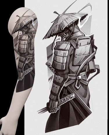 Japanese Geisha Tattoo, Beautiful Spine Tattoos, Koi Tattoo Sleeve, Samurai Warrior Tattoo, Spine Tattoo Ideas, Full Tattoo, Animal Tattoo Ideas, Samurai Tattoo Design, Minimal Tattoo Design