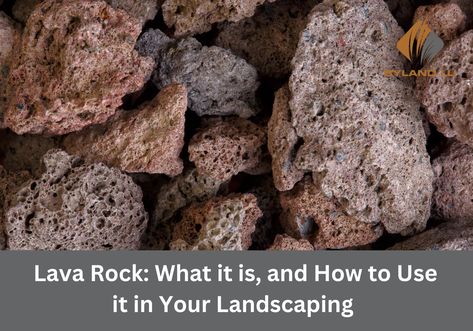 Lava Rock: What It Is, And How To Use It In Your Landscaping Lava Rock Landscape, Potted Garden, Landscape Rock, Wood Fuel, Playset Outdoor, Landscaping Supplies, Volcanic Rock, Rock Wall, Top Soil