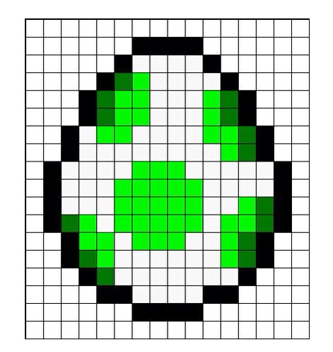 Yoshi egg Yoshi Egg Perler Bead Patterns, Pixel Art Mario, Nintendo Perler, Yoshi Egg, Super Mario Yoshi, Image Pixel Art, Perler Bead Mario, Perler Beads Ideas, Mario Yoshi