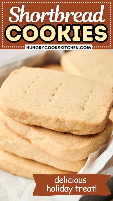 These shortbread cookies are the ultimate holiday treat! Perfect for Christmas baking, these cookies are simple to make and full of buttery goodness. Ideal for holiday parties or as a festive snack, these cookies are sure to be a crowd-pleaser. Check out the recipe today and start your holiday baking with a classic! Grandma Shortbread Cookies, Traditional Shortbread Cookies, Canada Cornstarch Shortbread Cookies, Scotch Shortbread Recipe, Classic Shortbread Cookies, Rolled Shortbread Cookies, Whipped Shortbread Cookies Christmas, Irish Shortbread Cookies, Shortbread Cutout Cookies