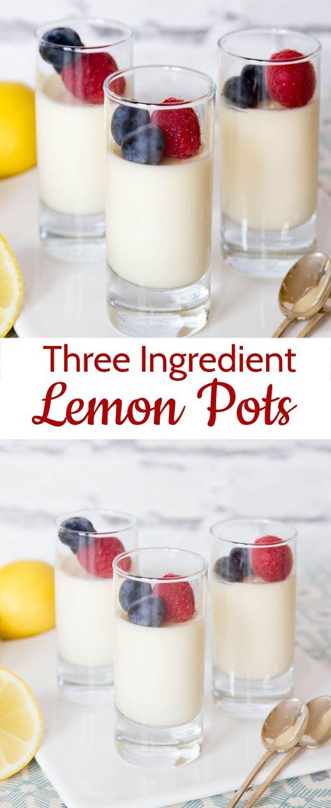 Lemon Possets, Lemon Posset Recipe, Posset Recipe, Desserts Quick, Weight Watcher Desserts, Afternoon Tea Recipes, Dessert Simple, Lemon Pudding, Low Carb Dessert