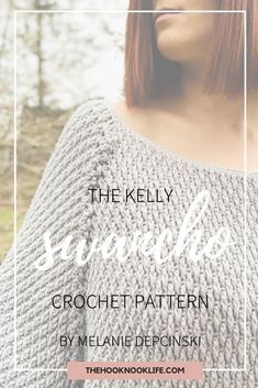 THNLife - The Kelly Swancho Crochet Pattern | Melanie Depcinski Swoncho Pattern Free Crochet, Tunisian Crochet Sweater Patterns, Swancho Pattern, Crochet Swoncho, Crochet Blouse Pattern, Traveling Adventure, Crochet Sweater Free, Foundation Single Crochet, Elegant Crochet