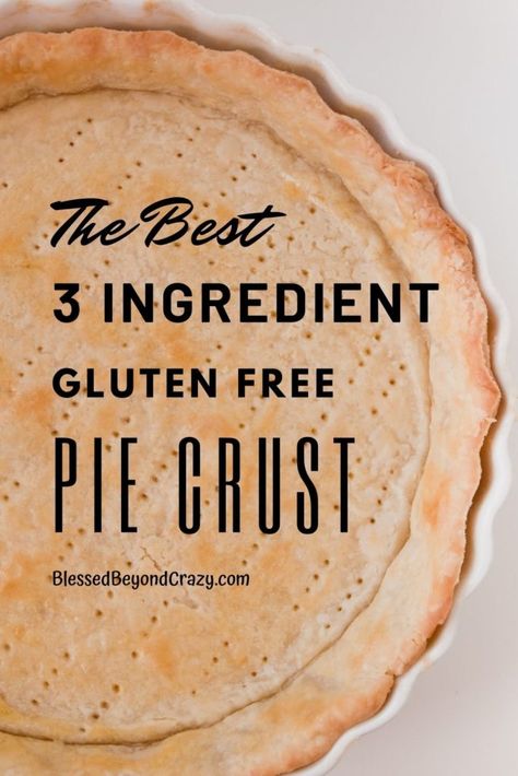 Gluten Free Pie Crust Recipe, Dairy Free Pie Crust, Dairy Free Pies, Gluten Free Pie Crust, Gluten Free Pastry, Diy Easy Recipes, Pie Crust Recipe, Gluten Free Pie, Sans Gluten Sans Lactose