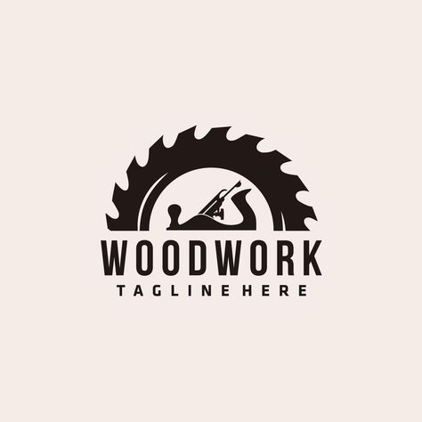 Carpentry, woodworkers, woodworking logo design for wood shop, industry Wood Work Logo Design, Woodworking Logo Design, Woodwork Logo, Woodworking Logo, Industry Logo, Dining Room Storage, Room Ideas Bedroom, Wood Working, Wood Shop