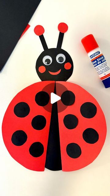 Mel  |  Early Childhood Educator on Instagram: "Ladybug craft 🐞🐞  Follow @artsandcrafts4kids for more ideas! 🌟 . . . #sensoryactivities #artsandcrafts #diyartsandcrafts #activitiesforkids #kidsactivities #earlychildhoodeducation #playlearningideas #ladybug" Ladybug Addition Craft, Lady Bug Toddler Project, Ladybug Arts And Crafts, Grouchy Ladybug Craft, Ladybug Crafts Preschool, Ladybug Crafts For Kids, Ladybugs Kindergarten, Ladybug Craft, Chocolate Craft