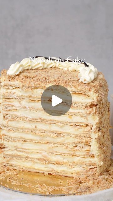 Katalin Nagy on Instagram: "napoleon • cake   Napoleon cake is a perfectly moist and deliciously creamy dessert made of crunchy puff pastry and silky pastry cream that can be a great fit for any occasion, certainly a hit for Easter!  Recipe link in Bio or Google “spatuladesserts napoleon cake”  #napoleoncake #spatuladesserts #easterbaking #eastercake #homebaked #puffpastry #puffpastrydessert   Have you tried it before? Let me know below 👇" Cake Napoleon, Napoleon Cake Recipe, Napoleon Dessert, Napoleon Cake, Easter Recipe, Puff Pastry Desserts, Easter Baking, Pastry Cream, Creamy Desserts