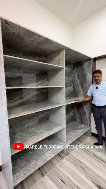 Granite Cupboard Design, Stone Wardrobe Design, Granite Wardrobe Design, Cupboard Design Bedroom, Munna Bhai, House Layout Design, 2023 Wardrobe, Kitchen Stone, Almirah Designs