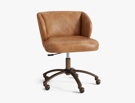 The 10 Best Leather Office Chairs of 2022 Teen Desk, Swivel Desk Chair, Desk Cover, Swivel Desk, Swivel Chair Desk, Adjustable Chairs, Study Furniture, Teen Bedroom Furniture, Leather Office