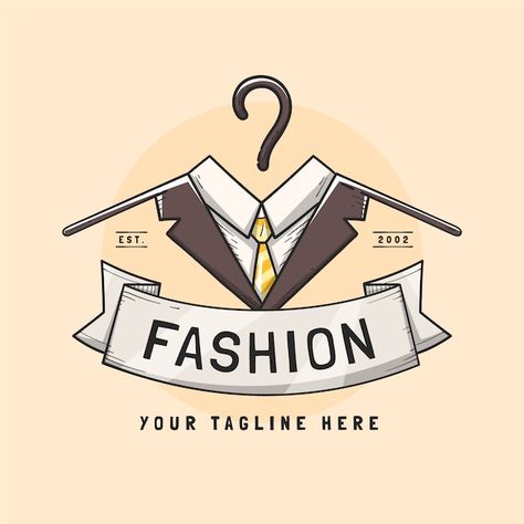 Clothing Store Logo Design, Clothing Store Logo, Store Logo Design, Store Logo, Vector Hand, Design T Shirt, T Shirt Design, Premium Vector, Shirt Design