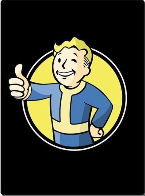 Exactly what it says Fallout 4 Vault Boy, Vault Boy Fallout, Fallout Tattoo, Fallout Vault Boy, Fallout Wallpaper, Fallout Posters, Arte Zombie, Fallout Fan Art, Pip Boy