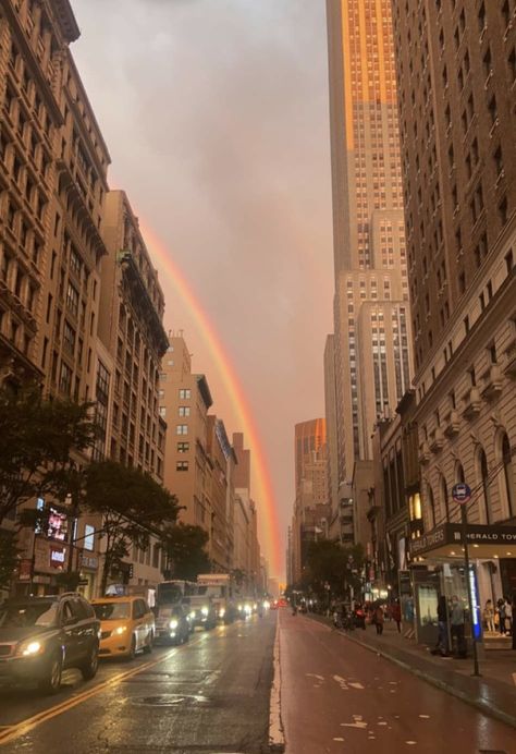 #nyc #aesthetic #tiktok #rainbow #rain #nycsunset #newyorkcity, wallpaper background, aesthetic background, iphone background Rainy Day Wallpaper, New York Rain, Wallpaper Background Aesthetic, City Rain, Rain Pictures, Rainy City, Rain Photo, Rainy Day Aesthetic, Rain Wallpapers