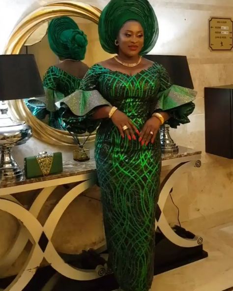 Princess Adebola Jumoke Raji on Instagram: “Outfit by Teekayfashion Kindly follow our fabric page @luxuryfabricbyteekayfashion @princess_adebolaraji #Teekayfashion #Buynigeria…” Lace Asoebi Styles, Latest Asoebi Styles, Aso Ebi Style, Green Monochrome, Aso Ebi Lace, Aso Ebi Lace Styles, African Ladies, Latest Aso Ebi Styles, Nigerian Lace Styles Dress