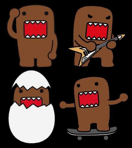 Domo Kun Drawing, Domo Tattoo, Domo Drawing, Domo Sticker, Domo Kun, Unorganized Idea, 2013 Swag Era, Cute Little Tattoos, Perfect Skin Care Routine