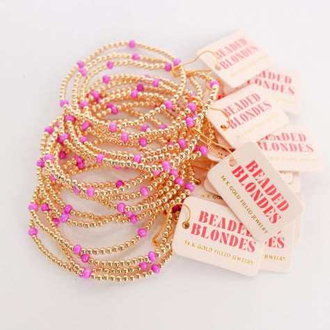 Beaded Blondes | Electric Purple Poppi Bracelet - Giddy Up Glamour Boutique Preppy Accessories, Electric Purple, College Station Texas, Preppy Bracelets, Preppy Jewelry, Summer Bracelet, Clay Bracelet, Beads Bracelet Design, Jewelry Accessories Ideas