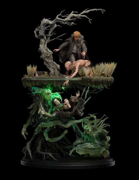 Sam And Frodo, Frodo And Sam, Spirits Of The Dead, Bird Calls, Two Towers, Weta Workshop, Workshop Design, The Two Towers, Resin Statue