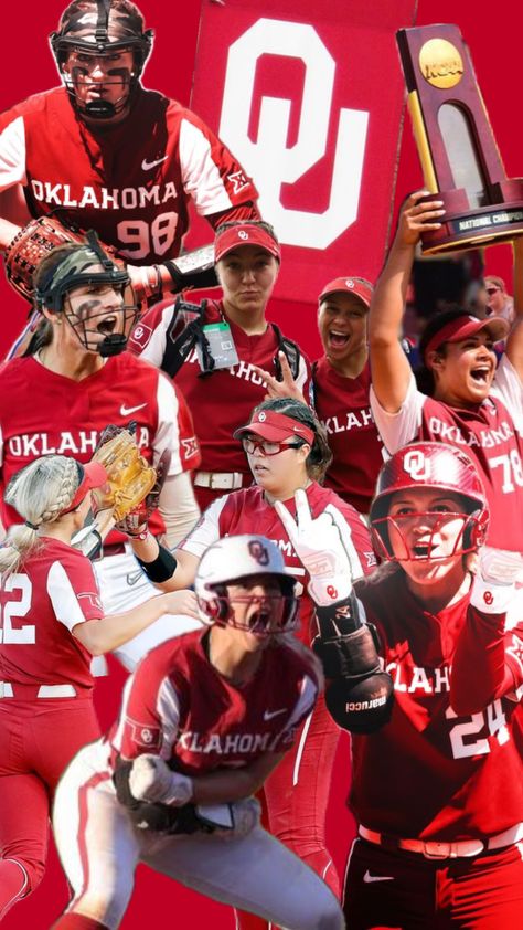 Ou Softball, Oklahoma Softball, Oklahoma Sooners Football, Softball Quotes, Softball Life, Boomer Sooner, Dream College, Oklahoma Sooners, Softball