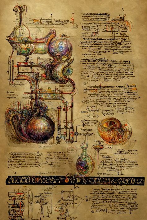 Alchemy Art, Dishonored, Fantasy Map, Magic Book, 판타지 아트, Old Book, Old Paper, Cthulhu, Spell Book