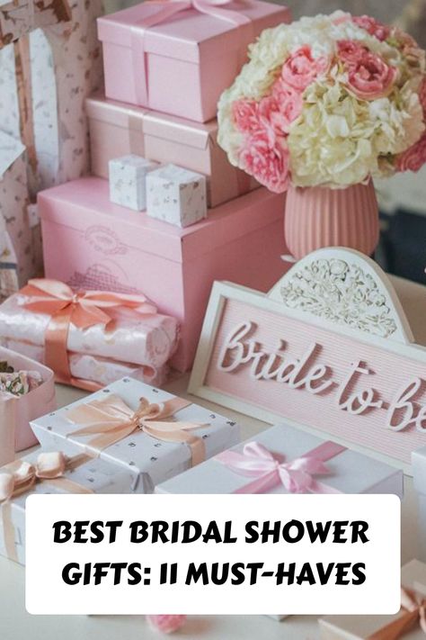 Best Bridal Shower Gifts: 11 Must-Haves Bridal Shower Registry Ideas, Bridal Shower Gifts Ideas, Best Bridal Shower Gifts, Bridal Shower Snacks, Bridal Shower Registry, Presents For The Bride, Best Bridal Shower Gift, Personalized Bridal Shower Gifts, Perfect Bridal Shower Gift