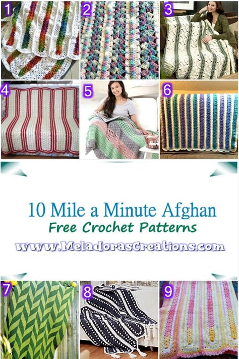 Mile A Minute Crochet, Mile A Minute Afghan, Crochet Mile A Minute, Free Crochet Afghan Patterns, Crochet Afghan Patterns, Celtic Weave, Crochet Afghan Patterns Free, Crochet Lace Pattern, Crochet Youtube