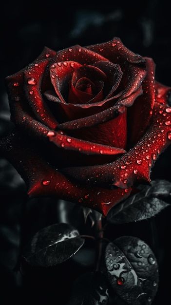 Fondos de pantalla de rosas rojas para i... | Premium Photo #Freepik #photo #rosa #rosa-roja #rosas-rojas #flor-roja Rosé Aesthetic Blackpink, Watch Backgrounds, Black And Red Roses, Love Rose Flower, Dark Red Roses, Red Roses Wallpaper, Animated Wallpapers For Mobile, Roses Wallpaper, Rosé Aesthetic