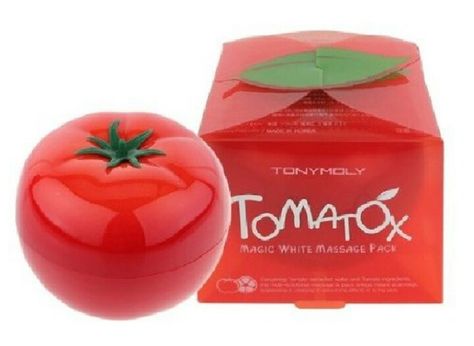 This just arrived! TONYMOLY tomatox brightening mask Green Tea Mask, Brightening Mask, Beauty Mask, Tony Moly, Korean Cosmetics, Facial Masks, K Beauty, Facial Skin Care, Beauty Face