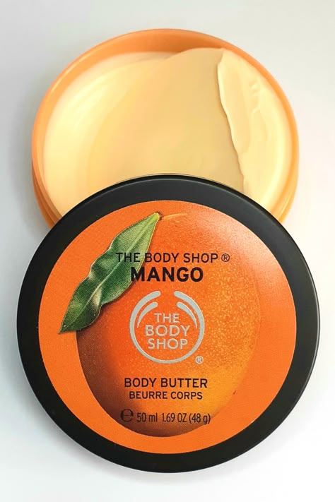 Mango scented body butter from The Body Shop. #thebodyshop #mango #bodybutter #bodycare #summer Perfect Summer Body, Mango Body Butter, Body Shop Body Butter, Body Conditioner, Diy Body Care, Some Body, Body Care Routine, Diy Body, Mango Butter