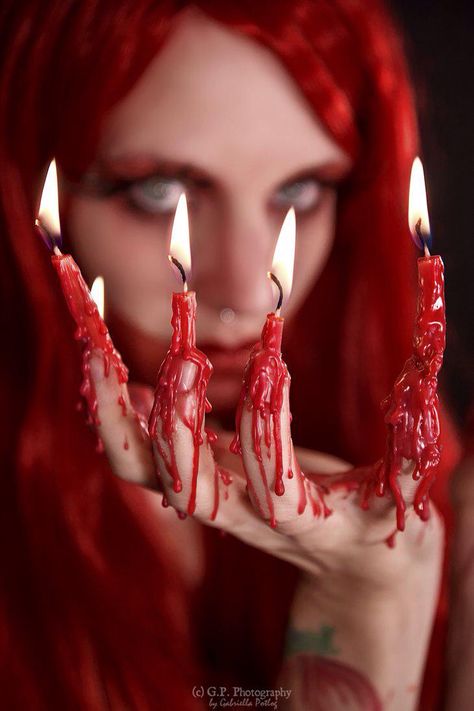 Candle Photoshoot, Dark Witch, Witchy Woman, Dark Photography, Dark Beauty, Gothic Art, Special Effects, Candle Wax, Dark Art