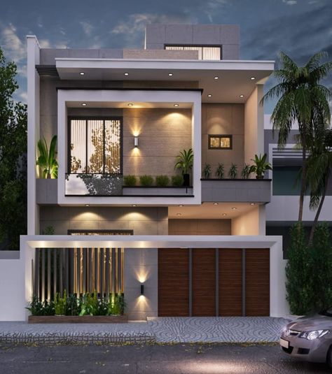 Front Elevation Design, House Outer Design, Small House Front Design, House Balcony Design, Two Story House, Modern Small House Design, Small House Design Exterior, Small House Elevation Design, Latest House Designs