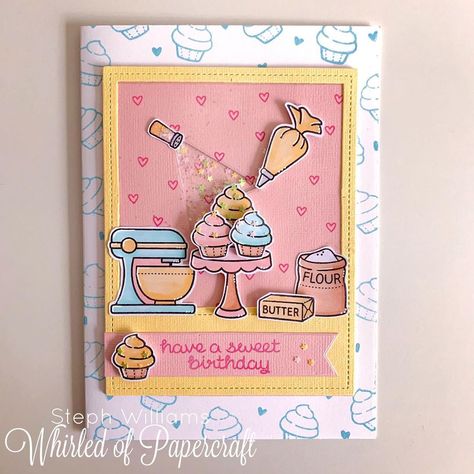 Steph Williams on Instagram: “Truly amazed at the reaction to the how-to videos I have been sharing. I’m just a quite introvert, making cute things for my family. I…” Making Cute Things, Sister Ideas, Cupcake Birthday Cards, Cupcake Cards, To My Grandmother, Secret Sister, Cupcake Card, Personalised Gifts Diy, New Birthday